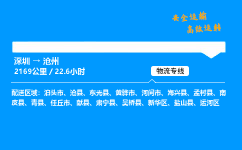 深圳到滄州空運(yùn)專(zhuān)線(xiàn)-航空快遞-深圳至滄州物流公司